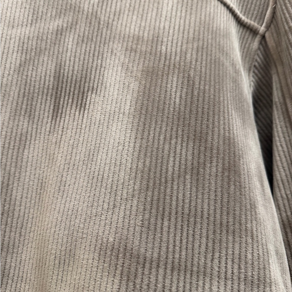 Corduroy Crop Jacket in Taupe - Picture 9 of 10